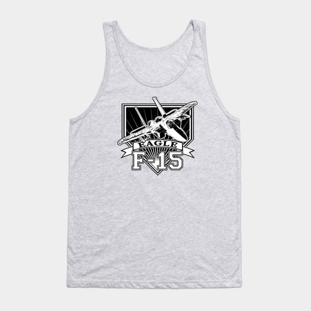 F15 Eagle Fighter Jet Tank Top by CoolCarVideos